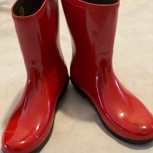 UGG Australian Red Rubber Rain Boot Women’s 12